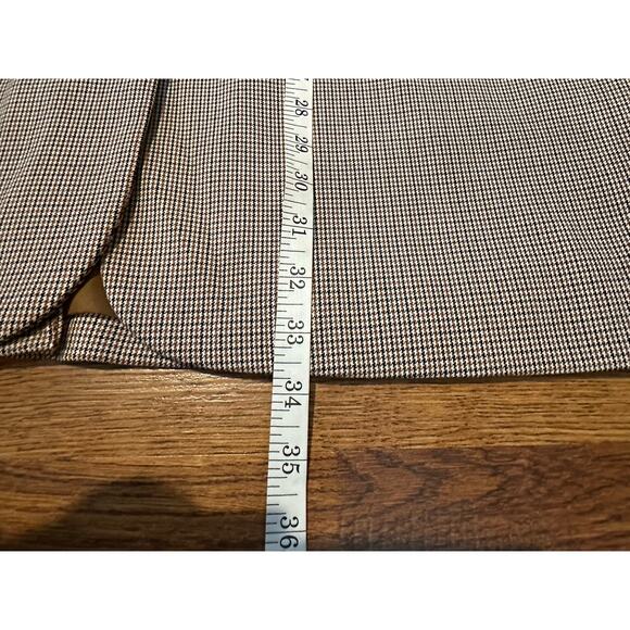 A New Day Women's Brown Houndstooth Oversized Blazer Large NWT Street Style - Picture 7 of 8